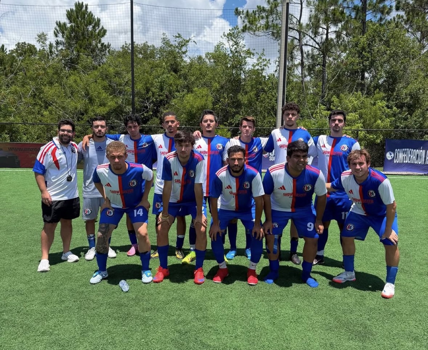 Chelsicha FC squad on the pitch